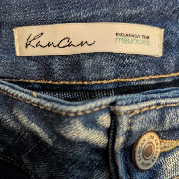 KanCan Women's Blue Jeans By Maurice - Picture 3 of 4